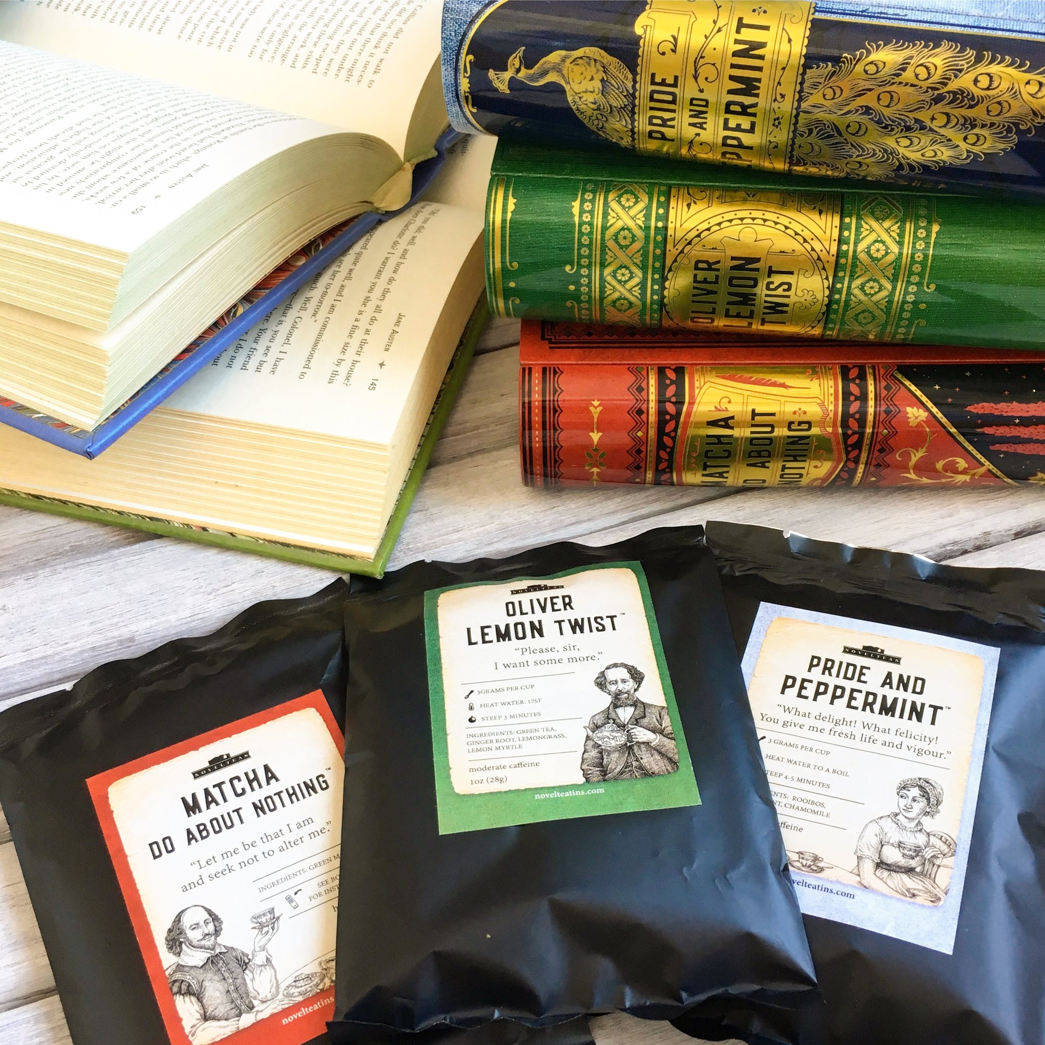 sélection MyBlio de cadeaux noel pour fans de livres thé livre anglais